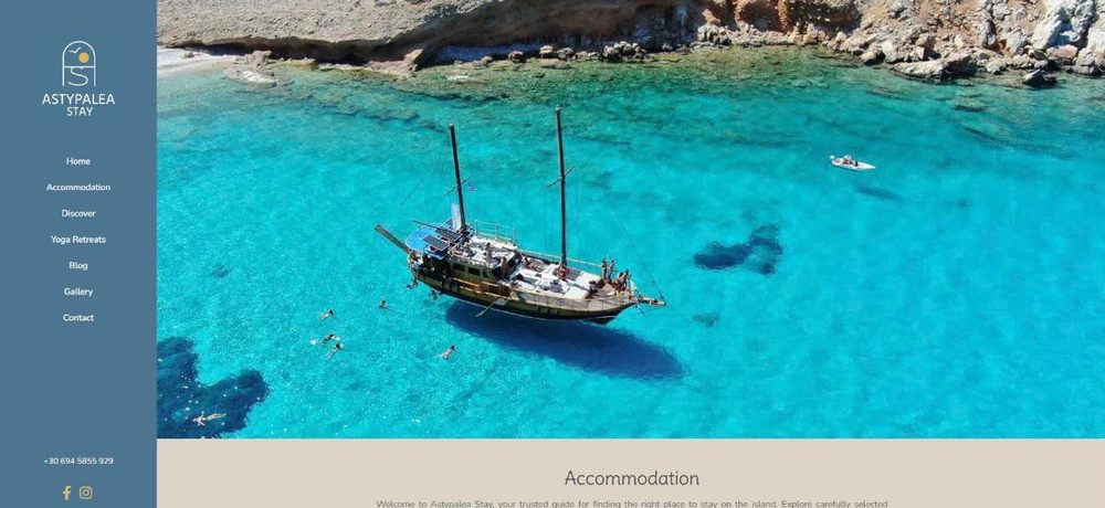 Στιγμιότυπο της αρχικής σελίδας του astypaleastay.gr
